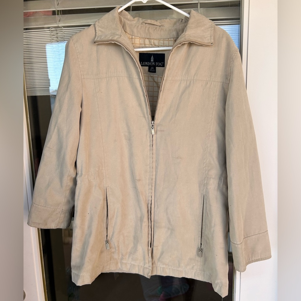 London Fog Women's Tan Trench Coat